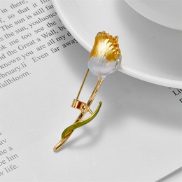 WomenS Elegant Fashion Classic Style Flower Alloy Brooches Stoving Varnish Plating No Inlaid Broochespicture10
