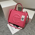 WomenS CrossBorder Trend Solid Color Candy Color Square Zipper Square Bag Artificial Leather Shoulder Bagspicture11
