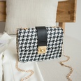Stripes Fashion Shopping Artificial Leather Printing Buckle Square White Yellow Red Shoulder Bagspicture17