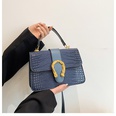 WomenS Vintage Style Solid Color Embossing Square Buckle Square Bag Artificial Leather Shoulder Bagspicture19