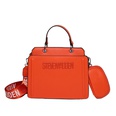WomenS Fashion Solid Color Plaid Soft Surface Rivet Square Zipper Messenger Bag Artificial Leather Shoulder Bagspicture16