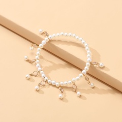 Fashion Geometric Arylic Imitation Pearl Artificial Rhinestones Artificial Pearls Bracelets