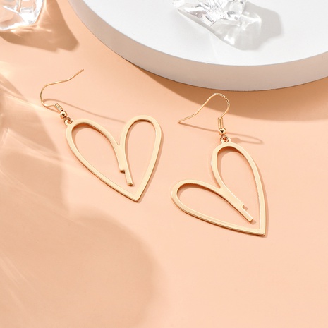 Fashion Heart Iron Plating No Inlaid Earrings's discount tags
