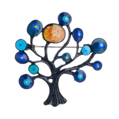 Women'S Elegant Retro Tropical Tree Alloy Brooches Stoving Varnish Plating No Inlaid Brooches
