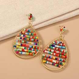 Fashion Geometric Alloy Plating Alloy Earrings 1 Piecepicture8