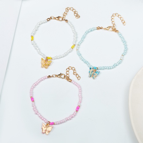 Fashion Bohemian Butterfly Alloy Resin No Inlaid Bracelets's discount tags