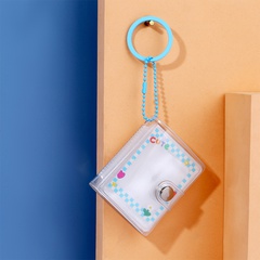 Fashion Photo Album Plastic Bag Pendant Keychain