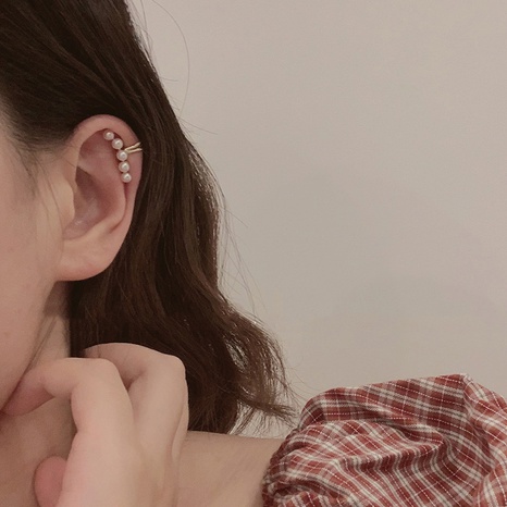 Mode Geometrisch Legierung Künstliche Perlen Ohrringe's discount tags