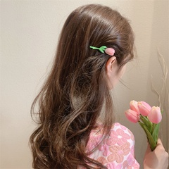 Women'S Sweet Flowers Alloy Headwear Stoving Varnish Hair Clip 1 Piece