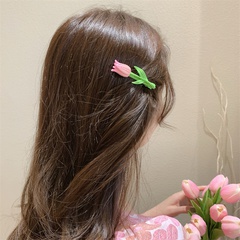 Women'S Sweet Flowers Alloy Headwear Stoving Varnish Hair Clip
