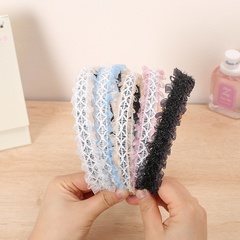 Women'S Simple Style Solid Color Cloth Hair Accessories Handmade Hair Band