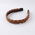 WomenS Fashion Solid Color Leather Headwear Idyllic No Inlaid Hair Bandpicture16