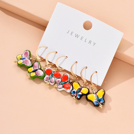 Women'S Cute Fashion Bohemian Butterfly Metal Earrings Earrings's discount tags