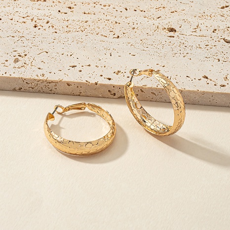 Retro Circle Alloy Plating Earrings's discount tags