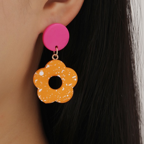 Women'S Cute Flower Synthetic Resin Earrings Earrings's discount tags
