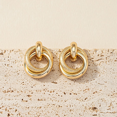 Fashion Geometric Alloy Plating Earrings's discount tags