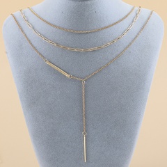Women'S Fashion Simple Style Geometric Alloy Necklace Necklaces