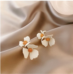 Women'S Fashion Flower Alloy Earrings Flowers Earrings