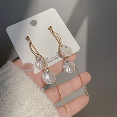 Women'S Elegant Geometric Alloy Shell Earrings Plating Drop Earrings