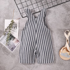 Einfacher Stil Streifen Baumwolle Overall Baby Kleidung