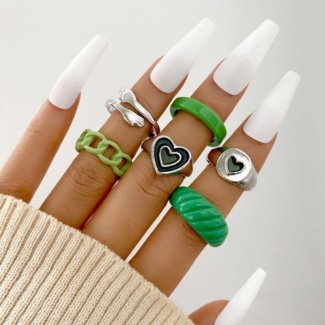 Fashion Geometric Alloy Plating Rings's discount tags