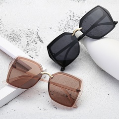 Unisex Lässig Basic Mode Einfarbig Harz Quadrat Sonnenbrille