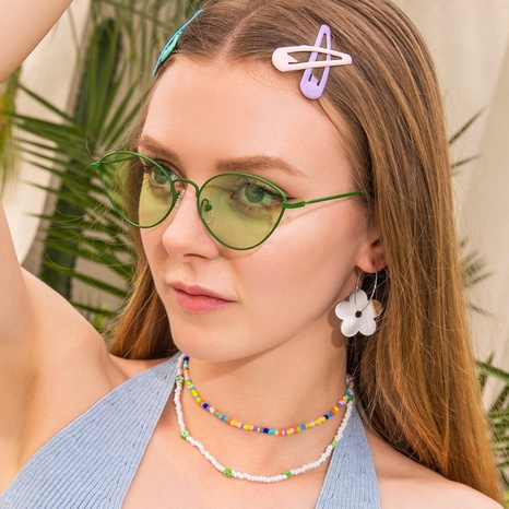 Unisex Fashion Solid Color Pc Cat Glasses Sunglasses's discount tags
