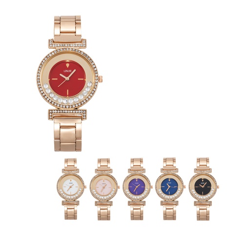 Mujeres Moda Color Sólido Hebilla Magnética Cuarzo Reloj's discount tags
