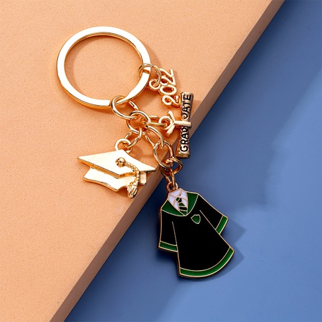 Simple Style Student Clothes Alloy Dripping Oil No Inlaid Key Chains's discount tags