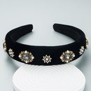 WomenS Vintage Style Geometric Synthetic Fibre Inlay Rhinestone Hair Bandpicture12
