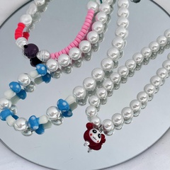 Women'S Cute Cartoon Beaded Imitation Pearl Necklace Beaded Necklaces