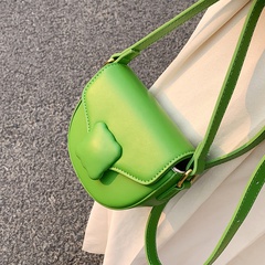 Women'S Fashion Solid Color Flip Cover Shoulder Bag Crossbody Bag Pu Leather Shoulder Bags