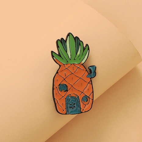 Cute Pineapple Alloy Plating No Inlaid Brooches's discount tags