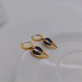 Mode Neue Titan Stahl Vergoldet 18K Gold Flgel HerzGeformt Ohrringepicture12