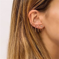S925 Sterling Silber Mode Einzigen Quaste Einfache Ohr Clip Ohrringe