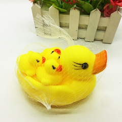Sommer Kleine Gelbe Ente Kinder Spielen Wasser Bad Ton Squeeze Ente Spielzeug