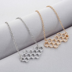 Fashion Simple Creative Honeycomb Geometric Women's Alloy Bracelet