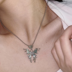 Women'S Elegant Butterfly Alloy Necklace Plating Necklaces