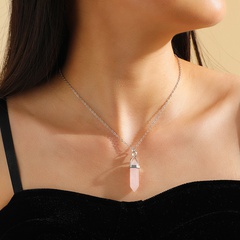 Women'S Fashion Geometric Alloy Necklace Inlay Crystal Necklaces