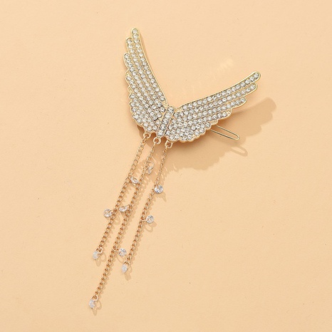 Fashion Butterfly Alloy Artificial Rhinestones Hair Clip's discount tags