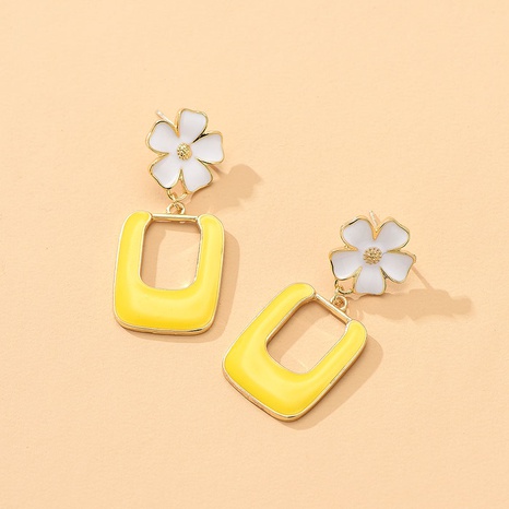 Sweet Flower Alloy Drop Earrings's discount tags