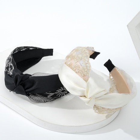 Cute Bow Knot Cloth Lace Hair Band's discount tags