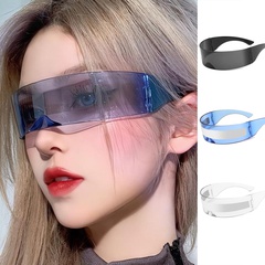 Unisex Mode Einfarbig Ac Speziell Geformter Spiegel Sonnenbrille