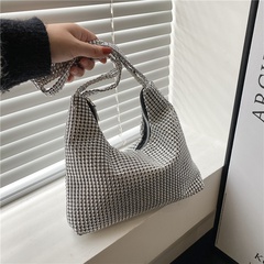 Fashion Geometric Soft Surface Square Zipper Messenger Bag