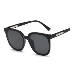 Unisex Retro Solid Color Pc Square Sunglasses
