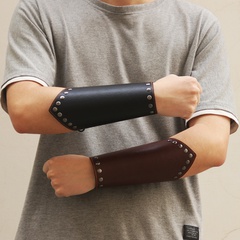 Neues Punk-Armband Herren Wachs seil gewebte Armbänder einfache breite Leder armbänder personal isierte Reit armbänder