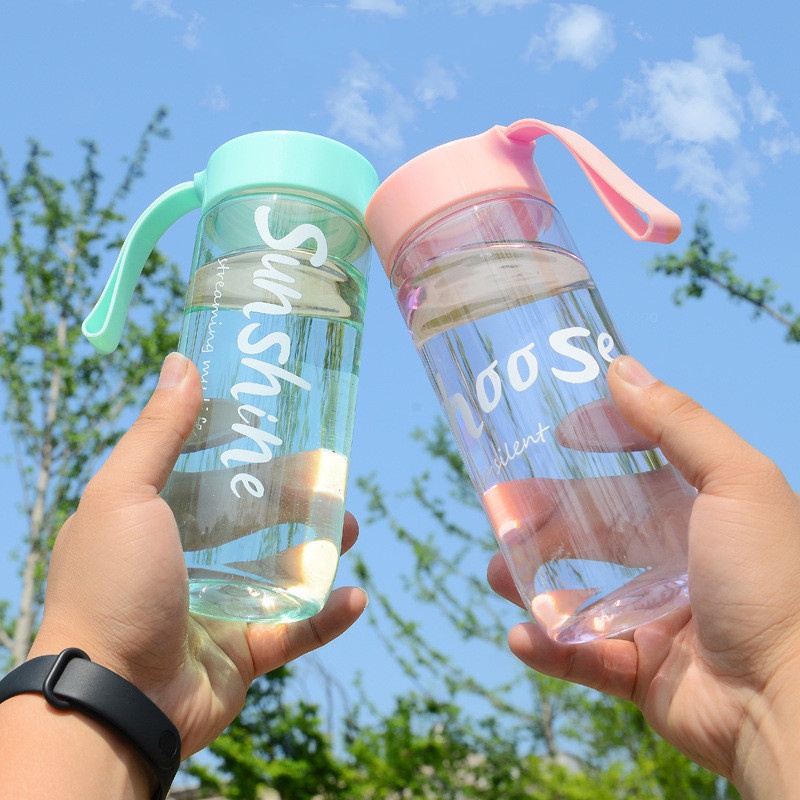 OutdoorSport tragbare Plastik becher kreative Geschenk Wasser becher Kinder Schler handliche Tasse Werbe becher benutzer definierte log