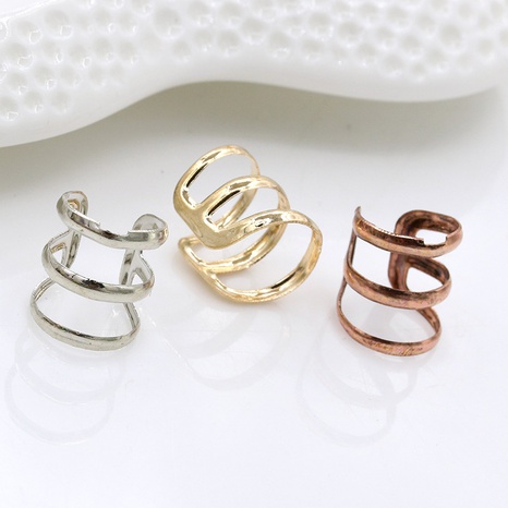 Simple Style Geometric Iron Layered Plating No Inlaid Ear Clip's discount tags