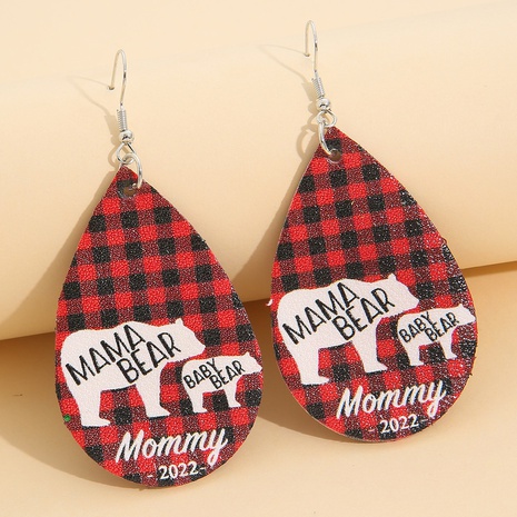 Fashion Animal Letter Synthetics Printing No Inlaid Earrings's discount tags
