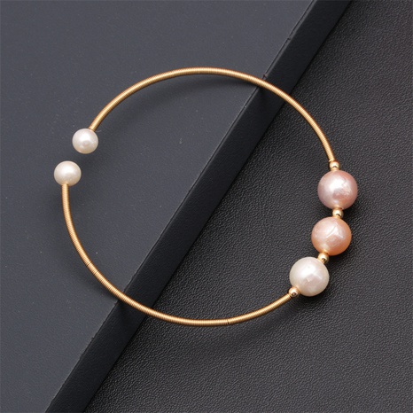 Simple Style Geometric Mixed materials Metal Artificial Pearls Bracelets's discount tags
